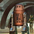 screenshot.6032.jpg Star Wars The Mandalorian . R5-D4 droid .3D action figure .OBJ Kenner style.