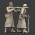 1.2334.jpg German Soldiers in a coat with mg 38 and 98k mauser rifel