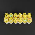 untitled1.png Emoji Easter Egg - STL & 3mf Multicolor