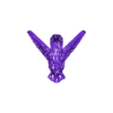 hummingbird_wire.stl Wireframe Colibrì