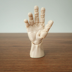 screengrab_1.25.1.png Archivo STL articulated posable hand・Modelo para descargar y imprimir en 3D