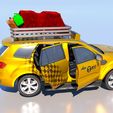 5.jpg 3D High-Poly 3D Taxi Model - Realistic and Detailed