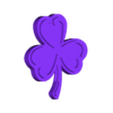 Shamrock_Bobby_Pin.stl Shamrock Bobby Pin