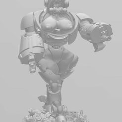Screenshot-2022-11-19-114913.jpg Free STL file Adeptus Mechanicus construct Kastelan Robots thicc Female 40000 Poxy One Page Poxy War Games・Template to download and 3D print, kzaun2