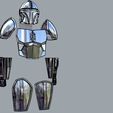beskar_armor1.jpg Full Beskar armor from The Mandalorian UPDATED 3D print model