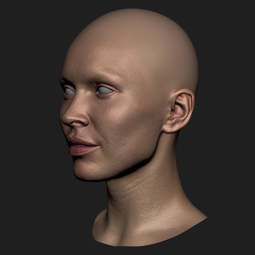🦊 Megan Fox likeness sculpt 3D model・ OBJ File for 3D printing・Cults