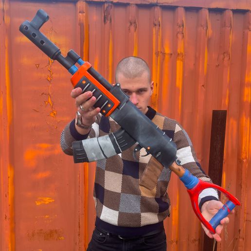 Rust Assault Rifle Prop Replica - Cults3D 3D Model | 3Drop