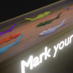 untitled.png Fichier STL Crocodile BookMark・Design à télécharger et à imprimer en 3D