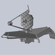 jw21.jpg Download DXF file James Webb Space Telescope JWST Basic Model • 3D printer template, julian-danzer