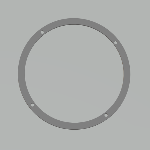 Car Speaker Grill 6.5"  STL FILE 3D model