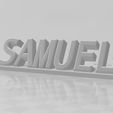 SAMUEL.jpg First name in 3D relief SAMUEL