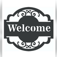 Untitled.png Welcome door Sign Wall Art Decoration