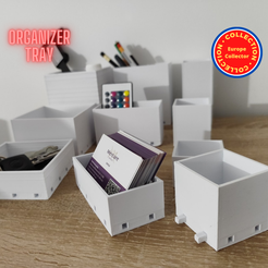 4.png STL file ORGANIZER TRAY - Organize your desk, organize your life・3D printing model to download