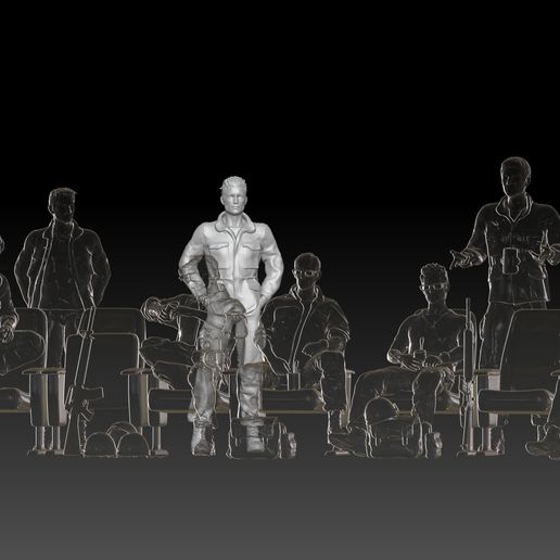 Vietnam war the movie full metal jacket 3 fan-art 3D model