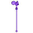 SKELETOR HAVOC STAFF_OBJ_V2_FIX.obj 3D PRINTABLE THUNDERCATS AND MOTU ACCESORIES