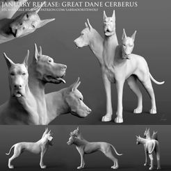 Great Dane Cerberus Patreon Release 2.jpg Great Dane Cerberus