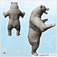 3.jpg Wild bear on feet (1) - Animal Savage Nature Circus Scuplture High-detailed