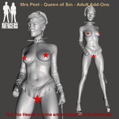 Image1s.jpg Fichier STL Mrs Peel Queen of Sin - ADULT Add-Ons - by SPARX・Design pour imprimante 3D à télécharger