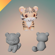 Cute-Baby-Tiger---3D-Printable-STL-and-Textured-GLB-Model-5.png Милый тигренок - 3D печатная STL и текстурированная GLB модель