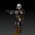 ScreenShot870.jpg Fichier OBJ Star Wars LA MANDALORIENNE figurine style Kenner. saison 2・Design pour impression 3D à télécharger