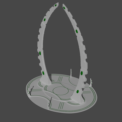 Portail2.png Free STL file ELDAR LARGE WEBWAY GATE 2・3D printing model to download