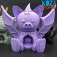 BAT-03.jpg BAT BUDDY, a Koza halloween bat printed in place without supports