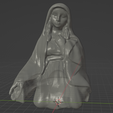 Mary-Clear-no-light.png Mother Mary Tea Light Statue