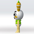 Funny-bunny-looey-l3.png Dandys World Dunny Bunny Looey  3D Model STL  file - 3mf Multicolor  Fanart
