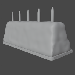 Simple-Dirt-Cover.png Fichier STL gratuit Parapet en terre piquetée simple・Plan pour imprimante 3D à télécharger