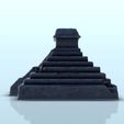 55.jpg Mesoamerican pyramid with sanctuary 32 - Maya Aztec Cuetzpal Seraphon Lizardmen Medieval Age of Sigmar Warhammer