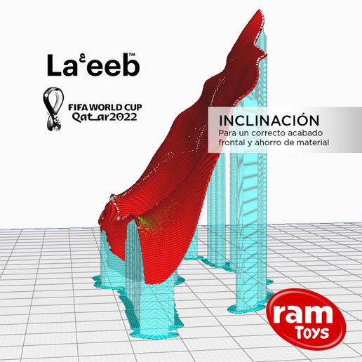 【正規品　未開封】ワールドカップマスコットla'eeb 公式3Dフィギュア FIFA World Cup Qatar 2022 Official Mascot La'eeb 3D Metal