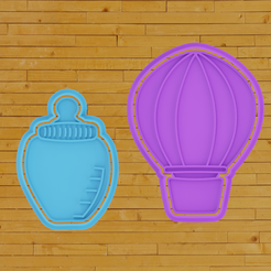 untitled.png STL-Datei COOKIE CUTTER Ballon-Lätzchen・3D-Druck-Idee zum Herunterladen