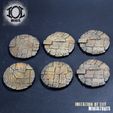 40mm-Flagstone-painted.jpg Flagstone Bases Collection ( Round bases)