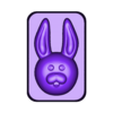 bunny_x1_negative.stl Jelly Candy Molding Bunny - Gummy Mould