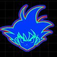 goku 1.jpg Goku dragon ball cookie cutter