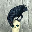 E0ZCq3CXIAMt9do-1.jpg STL file The Jewel Thief (Raven and Skull)・3D print object to download