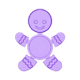stl.stl Título Personagem fofo do homem do pão de gengibre - Modelo 3D estilizado