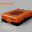 Prusa_Edition.jpg Malolo's screw-less / snap fit Raspberry Pi 3 Model B+ Case & Stands