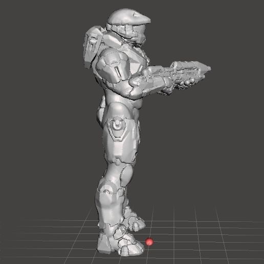 😇 MASTER CHIEF MINIATURE MODEL FOR SCIFI GAMES AND RPG・ STL File for 3D ...
