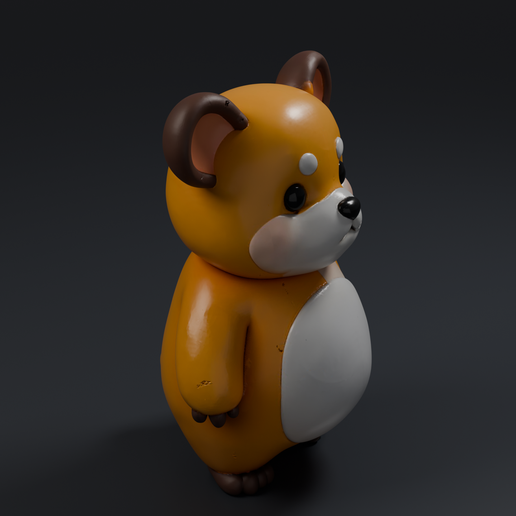 Cute Bear 3D printable STL miniature