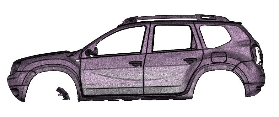 Preview-1.jpg STL file Dacia Duster 2015 - Left・3D printable model to download, roscawonder