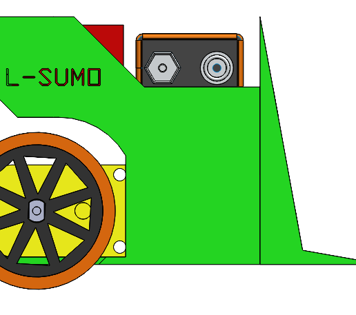 Vista-lateral.png Minisumo Robot - professional - amateur