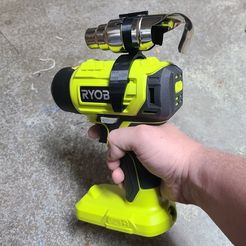 20220413_062839.jpg Free 3D file Ryobi Heat Gun Clip-on Accessory Holder・3D printable model to download