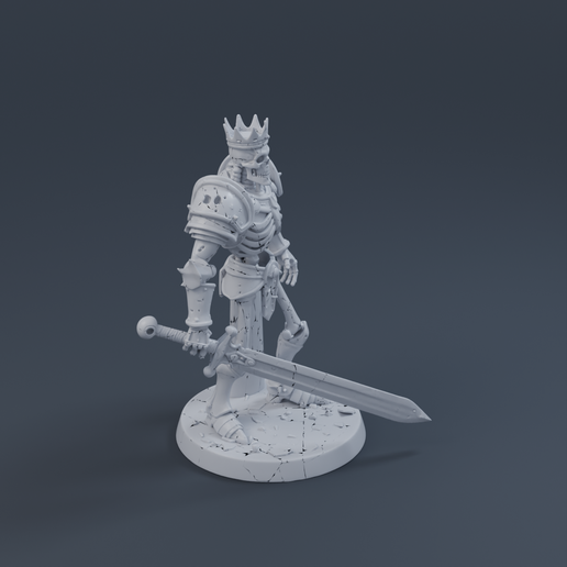 Old King Bones 3D printable STL miniature