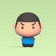 Spock.png Free 3D file Cute Spock・3D printable model to download