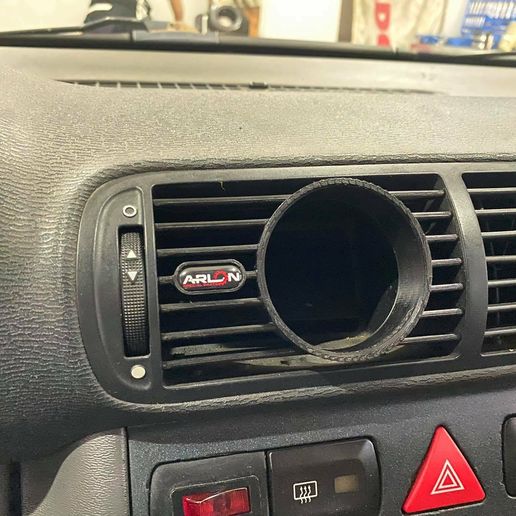 Air Vent Gauge Pod, 52mm, Fits Seat Leon M1, Toledo, Audi A3 8L Central "Arlon Special Parts"