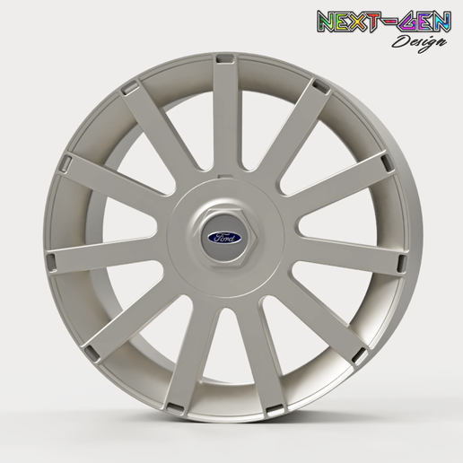 Next-Gen Rim - Ford Fiesta MK6 ST150 (STL FILE)