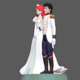 4.png ARIEL PEQUENA SEREIA COM PRÍNCIPE ERIC CASAMENTO ANIMAÇÃO DISNEY PERSONAGEM ESTÁTUA PRINCESA IMPRESSÃO 3D