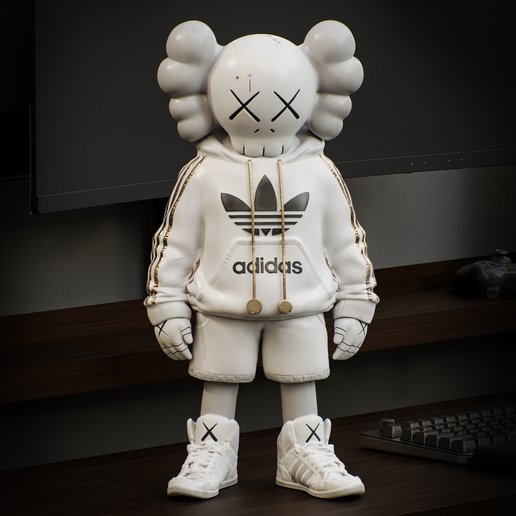kaws_adidas.png Kaws Adidas Adidas Urban Junior - "No Pain no Gain" - Unique Design -