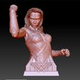 WonderWoman_0022_Layer 11.jpg Wonder Woman Gal Gadot 3d print bust